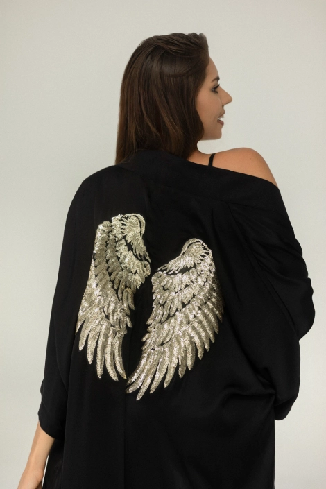 Silk kimono LAILAH long