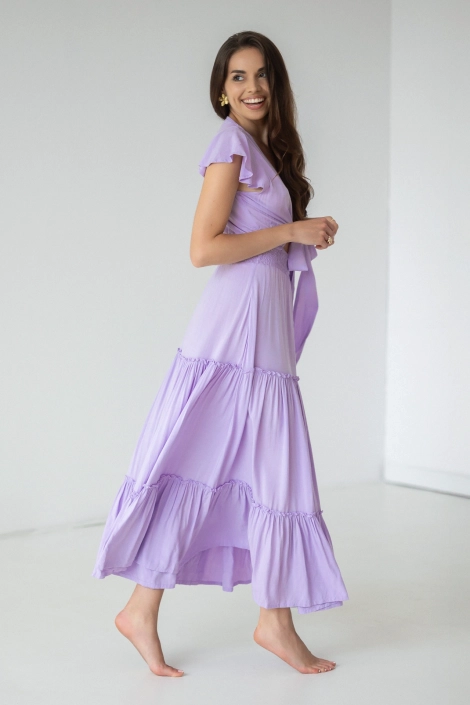 SILK BATHROBE LOVELY ROSES